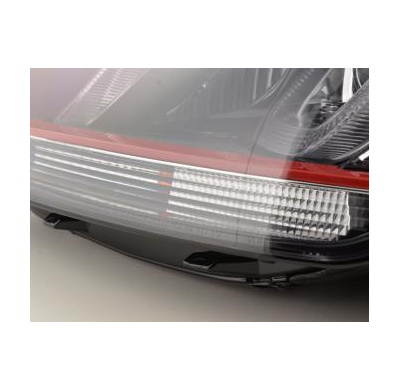Faros Luz Diurna Homologacion R87 Vw Golf 7 Bj. Ab 2012 Negro/Rojo
