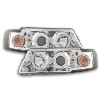 Faros Angel Eyes Vw Passat 3b 97-00 Cromado