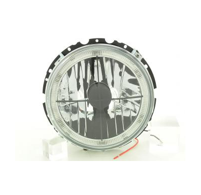 Faros Delanteros Angel Eyes Set  Vw Golf 1 Modelo 17  74-83 Negro Fk Automotive
