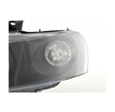 Faros Delanteros Angel Eyes Set  Opel Vectra Modelo B Bj: 99-02 Negro Fk Automotive
