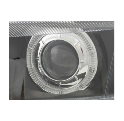 Faros Delanteros Angel Eyes Set  Opel Vectra Modelo B Bj: 99-02 Negro Fk Automotive