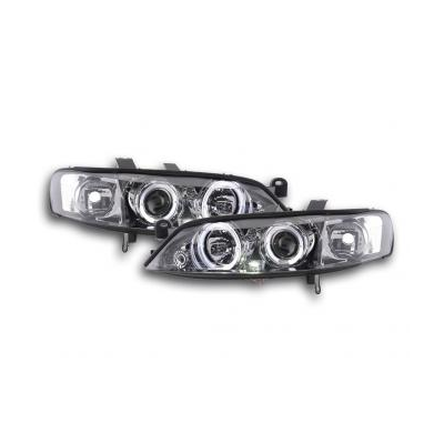 Faros Delanteros Set Angel Eyes Opel Vectra Modelo B Bj: 99-02 Cromado Fk Automotive