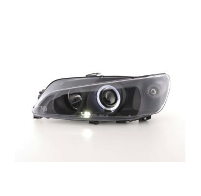 Faros Delanteros Set Angel Eyes Peugeot 306  97-00 Negro Fk Automotive