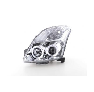 Faros Delanteros Set Angel Eyes Suzuki Swift Modelo Mz  05- Cromado Fk Automotive