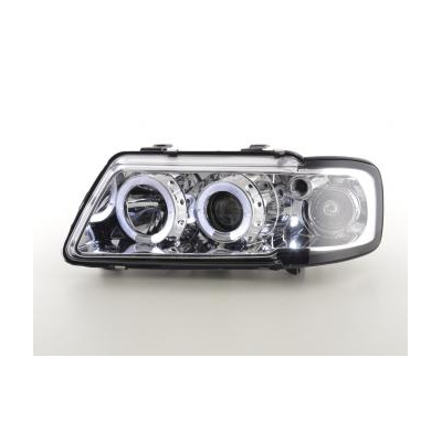 Faros Delanteros Set Angel Eyes Audi A3 Modelo 8l  96-00 Cromado Fk Automotive