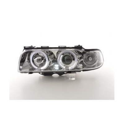 Faros Delanteros Set Angel Eyes Bmw Serie 7 E38  95-98, Cromado Fk Automotive