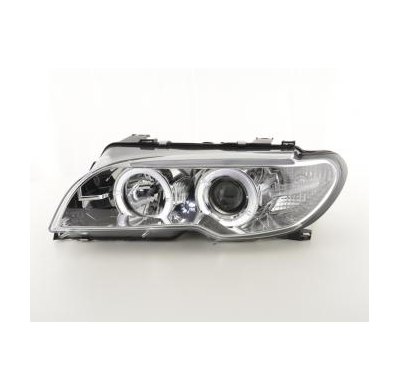 Faros Angel Eyes Bmw 3er E46 Coupe/Cabrio Bj. 03-05 Cromado Fk Automotive