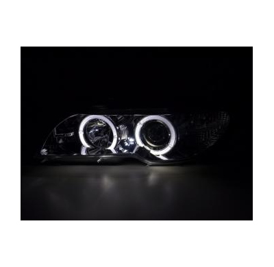 Faros Angel Eyes Bmw 3er E46 Coupe/Cabrio Bj. 03-05 Cromado Fk Automotive