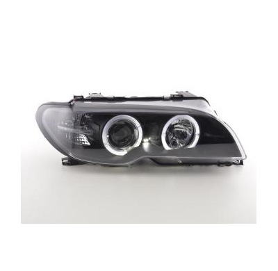 Faros Angel Eyes Bmw 3er E46 Coupe, Cabrio Bj. 03-05 Negro Fk Automotive