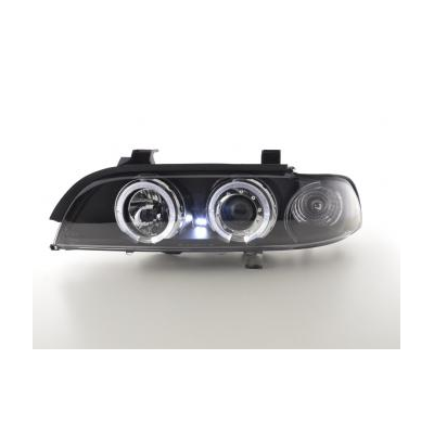 Faros Delanteros Set Angel Eyes Bmw Serie 5 Modelo E39  95-00 Negro Fk Automotive