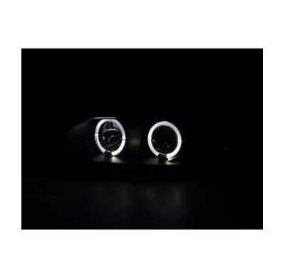 Faros Delanteros Set Angel Eyes Bmw Z3 Modelo E37  96-02 Negro Fk Automotive