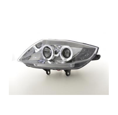 Faros Delanteros Set Angel Eyes Bmw Z4 Modelo E85/E86  03-08 Cromado Fk Automotive