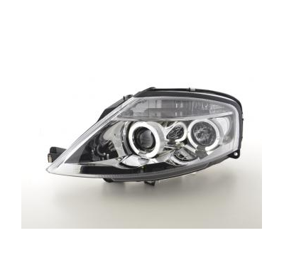 Faros Delanteros Set Angel Eyes Citroen C3  02- Cromado Fk Automotive