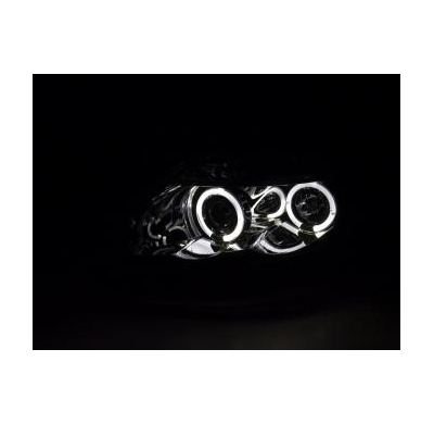 Faros Delanteros Set Angel Eyes Citroen C3  02- Cromado Fk Automotive