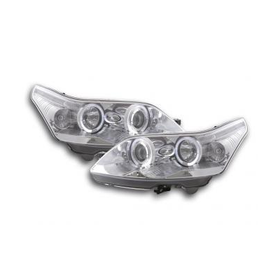 Faros Delanteros Set Angel Eyes Citroen C4 3-Ptas./5-Ptas. Modelo L  04- Cromado Fk Automotive