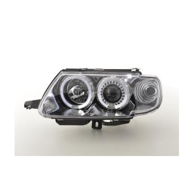 Faros Delanteros Set Angel Eyes Citroen Saxo  96-99 Cromado Fk Automotive