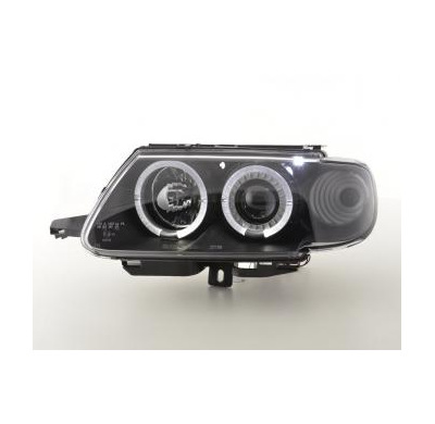 Faros Delanteros Set Angel Eyes Citroen Saxo  96-99 Negro Fk Automotive