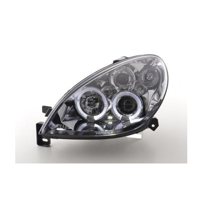Faros Delanteros Set Angel Eyes Citroen Xsara Modelo N7  00-05 Cromado Con Faros Antiniebla Delanteros Fk Automotive