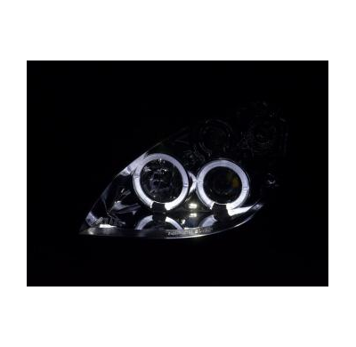 Faros Delanteros Set Angel Eyes Citroen Xsara Modelo N7  00-05 Cromado Con Faros Antiniebla Delanteros Fk Automotive