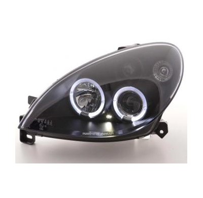 Faros Delanteros Set Angel Eyes Citroen Xsara Modelo N7  00-05 Negro Fk Automotive