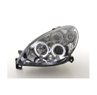 Faros Delanteros Set Angel Eyes Citroen Xsara Modelo N7  00-05 Cromado Con Faros Antiniebla Delanteros Fk Automotive