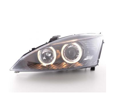 Faros Delanteros Angel Eyes Set  Ford Focus  01-02 Negro Fk Automotive