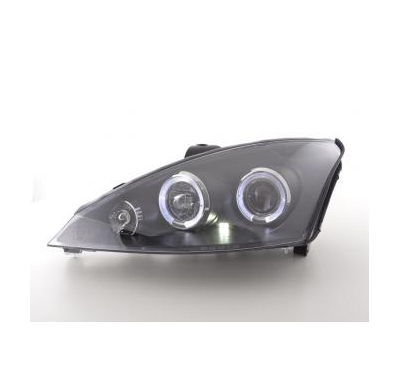 Faros Delanteros Set Angel Eyes Ford Focus  98-01 Negro Fk Automotive