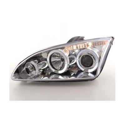 Faros Delanteros Angel Eyes Set Ford Focus 2  05-08 Cromado Fk Automotive