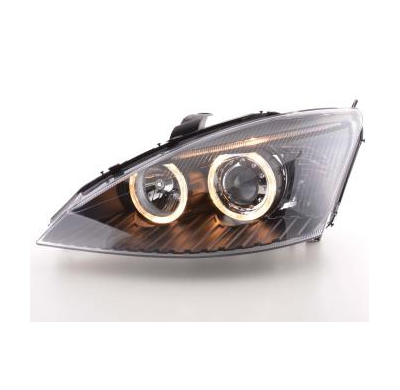 Faros Delanteros Angel Eyes Set  Ford Focus  98-01 Negro Fk Automotive