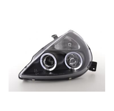Faros Delanteros Set Angel Eyes Ford Ka Modelo Rbt  97- Negro Fk Automotive