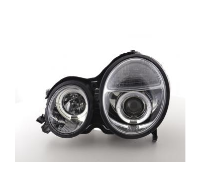 Faros Delanteros Set Angel Eyes Mercedes Clase E Modelo W210  97-01 Cromado Fk Automotive