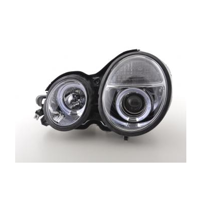 Faros Delanteros Set Angel Eyes Mercedes Clase E Modelo W210  97-01 Cromado Fk Automotive