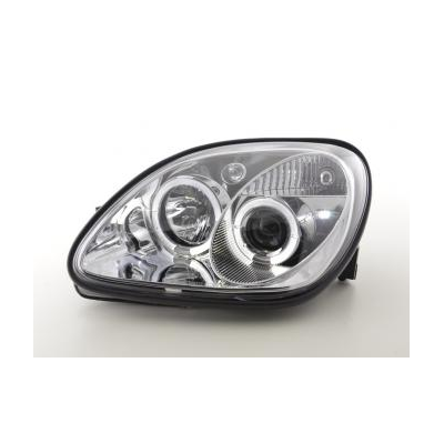 Faros Delanteros Set Angel Eyes Mercedes Benz Slk Modelo R170  96-02 Cromado Fk Automotive