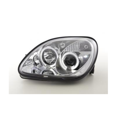 Faros Delanteros Set Angel Eyes Mercedes Benz Slk Modelo R170  96-02 Cromado Fk Automotive