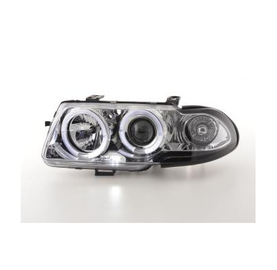 Faros Delanteros Set Angel Eyes Opel Astra Modelo F  95-97 Cromado Fk Automotive