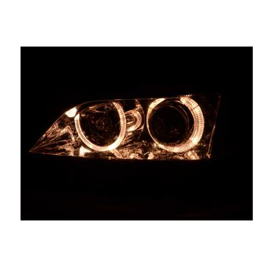 Faros Delanteros Angel Eyes Set  Opel Astra Modelo G  98-03 Cromado Fk Automotive