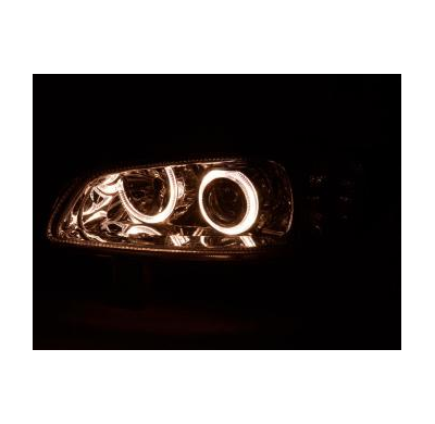 Faros Delanteros Angel Eyes Set  Opel Omega Modelo B  94-99 Cromado Fk Automotive