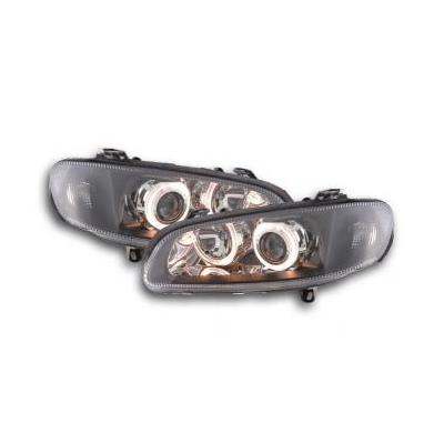 Faros Delanteros Angel Eyes Set  Opel Omega Modelo B  94-99 Negro Fk Automotive