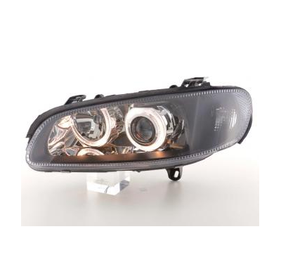 Faros Delanteros Angel Eyes Set  Opel Omega Modelo B  94-99 Negro Fk Automotive