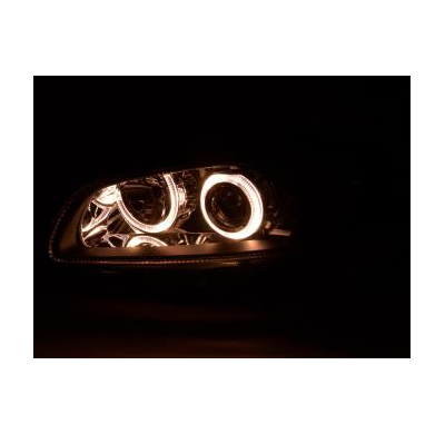 Faros Delanteros Angel Eyes Set  Opel Omega Modelo B  94-99 Negro Fk Automotive