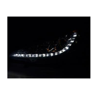 Faros Delanteros Luz Diurna Set Luz Diurna Opel Vectra B  95-99 Cromado Fk Automotive