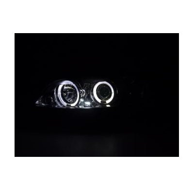 Faros Delanteros Set Angel Eyes Opel Vectra Modelo B  96-99 Cromado Fk Automotive