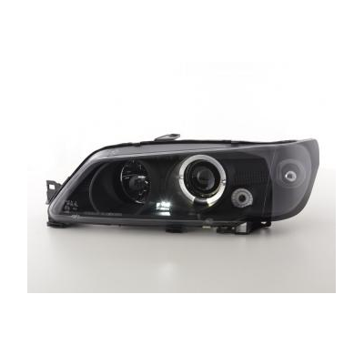 Faros Delanteros Set Angel Eyes Peugeot 306  93-96 Negro Fk Automotive
