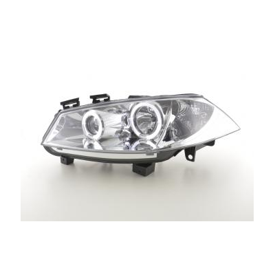 Faros Delanteros Set Angel Eyes Renault Megane 2 3/5-Ptas.  03-06 Cromado Fk Automotive