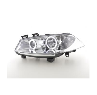 Faros Delanteros Set Angel Eyes Renault Megane 2 3/5-Ptas.  03-06 Cromado Fk Automotive