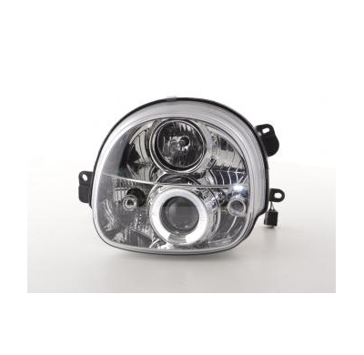 Faros Delanteros Set Angel Eyes Renault Twingo  93-00 Cromado Fk Automotive