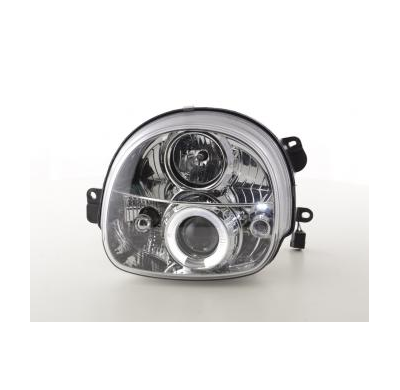 Faros Delanteros Set Angel Eyes Renault Twingo  93-00 Cromado Fk Automotive
