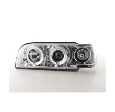 Faros Delanteros Set Angel Eyes Volvo 850  92-97 Cromado Fk Automotive