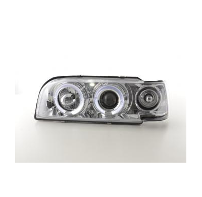 Faros Delanteros Set Angel Eyes Volvo 850  92-97 Cromado Fk Automotive