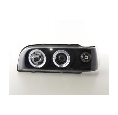 Faros Delanteros Set Angel Eyes Volvo 850  92-97 Negro Fk Automotive